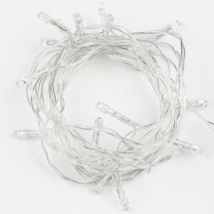 Гирлянда светодиодная ULD-S0250-020/STA MULTI IP20 2.5м 20 светодиодов разноцвет. свет провод прозр. Uniel UL-00005481