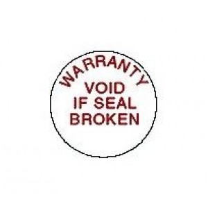 M5031C, Таблички и промышленные предупредительные знаки VOID IF SEAL DAMAGED Sold by Pack of 200