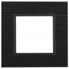 14-5301-05 Рамка на 1 пост, дерево, Elegance, чёрн.дерево+антр (10/50/1800) Б0034565