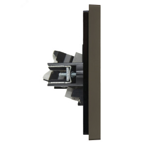 FORTE&PIANO Розетка двойная RJ11+RJ45 кат.5E FP335 серый IEK FP-KT20-O-1-K03