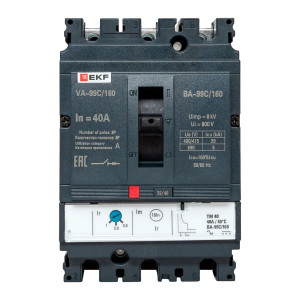 Выключатель автоматический ВА-99C 160/40А 3P 35кА EKF