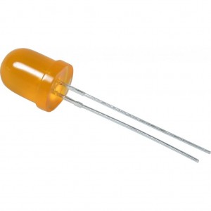 L-793ED, Светодиод 8мм/оранжевый/625нм/40-100мкд/60°