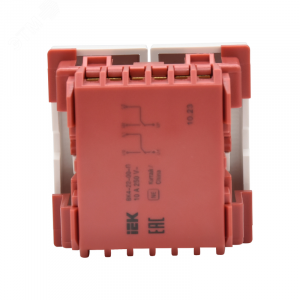 ВК4-22-00-П Выключатель проходной (переключатель) двухклавишный (на 2 модуля) ПРАЙМЕР белый CKK-40D-PD2-K01