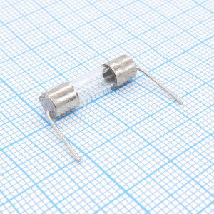 H520PT   3A, 3 А, 250 В, предохранитель с выводами, в стеклянном корпусе 5*20мм