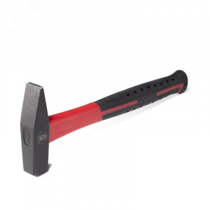 МС-400 серия Профи, Молоток слесарный со стекловолоконной рукояткой, сталь С50, размер бойка 25х25мм, вес 400г