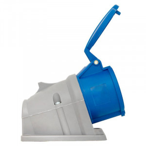 Розетка стационарная наружная 123 2Р+РЕ 32А 220В IP44 PROxima ps-123-32-220-PRO