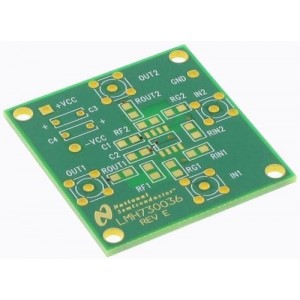 LMH730036/NOPB, Средства разработки интегральных схем (ИС) усилителей LMH730036 EVAL BOARD