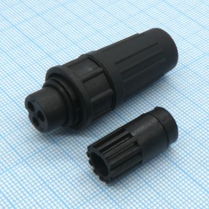 PY07-3T, Кабельная розетка, 3 контакта