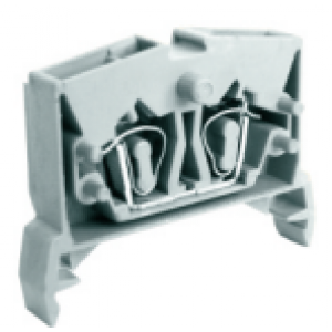 Проходная клемма (MINI) UJ5-2.5WE, Проходная клемма, MINI, верхний подвод кабеля, 2 точки подключения, тип фиксации провода: пружинный, номинальное сечение: 2,5 мм кв., 24A, 800V, ширина: 6 мм, цвет: серый, тип монтажа: DIN35, стандарт GB/T14048.1,