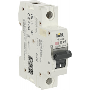 Автоматический выключатель ARMAT M10N 1P D 25А AR-M10N-1-D025