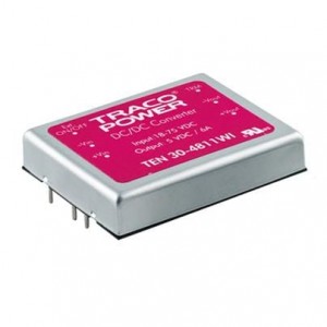 TEN 30-4811WI, Преобразователи постоянного тока в постоянный с изоляцией Product Type: DC/DC; Package Style: 2"x1.6"; Output Power (W): 30; Input Voltage: 18-75 VDC; Output 1 (Vdc): 5; Output 2 (Vdc): N/A; Output 3 (Vdc): N/A