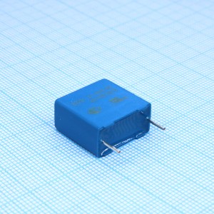 B32912B3334M000, Пленочный помехоподавляющий конденсатор X1,  0.33uF ±20%, 330VAC, радиальные выводы с шагом 15мм, 18x9x17.5мм