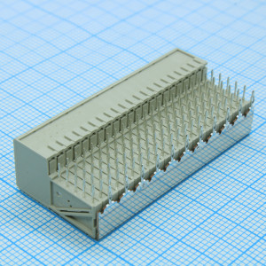 352152-1, Разъем на плату RCP 110 контактов шаг 2мм зажим угловой монтаж в отверстие туба