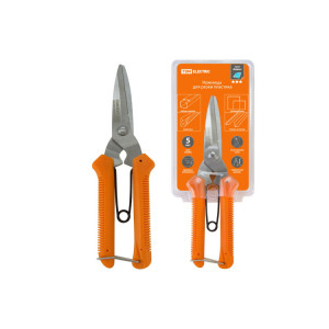 Ножницы для резки пластика, нерж.сталь, 200 мм, серия "Алмаз" SQ1034-0101