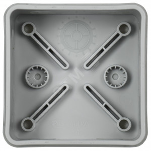Коробка расп. КМ42435 о/п 80х80х40мм IP67 8 вв. серая UKO21-080-080-040-K41-66