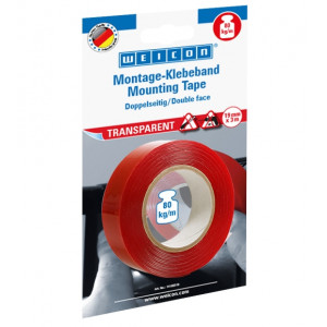 wcn14100319, 10050553 WEICON Двусторонняя монтажная лента прозрачная (3 м)