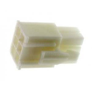 172168-1, Корпус разъема,  Гнездо, 6 конт.(2х3) шаг 4.2 мм Серия Mini-Fit с захватом для монтажа кабеля автомобильного применения пакет