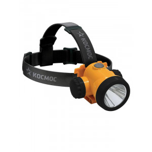 Фонарь аккумуляторный налобный H3W LED 3Вт 2 режима литиевый аккум. 1.5А.ч ЗУ USB KOCH3WLi-On