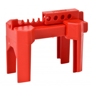 gws800110, Блокиратор шарового вентиля накладной малый, полипропилен, внешний диаметр трубы – 15-53 мм, 103х134х77 мм, цвет – красный, 1 шт/упак