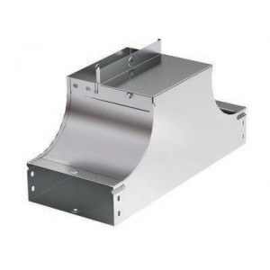 Ответвитель для лотка Т-образ. вверх TSS осн. 100 Н80 цинк-ламель DKC 37222ZL