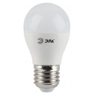 Лампочка светодиодная STD LED P45-5W-840-E27 E27 / Е27 5Вт шар нейтральный белый свет Б0028488