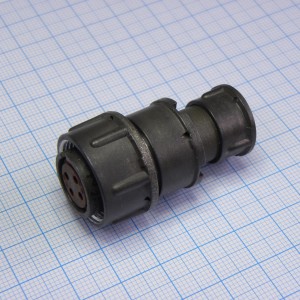 2РМДТ18КПЭ4Г5В1В, Соединитель  цилиндрический низкочастотный негерметичный