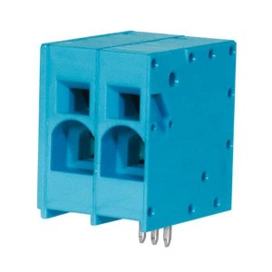 TBL008-1000-02BE, Фиксированные клеммные колодки Terminal block, screwless, 10.0, Horizontal, 2, Blue