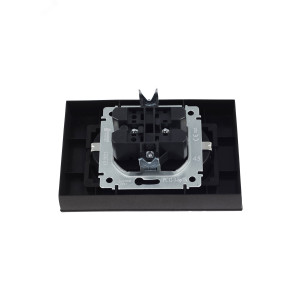 Розетка 2-м СП BRITE РС12-3-БрТБ 16А в сборе с заземл. без защ. шторок бронза BR-R21-16-K45-F