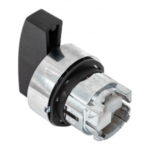 Исполнительный механизм переключателя ХB4 на 3 положения возвратный без фиксации, без подсветки с длинной ручкой IP65 EKF XB4BJ3-65