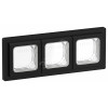 FLITE Рамка 3-местная IP55 Рпро-3-55-ФлЧ черный IEK FI-M30-32-55-K02
