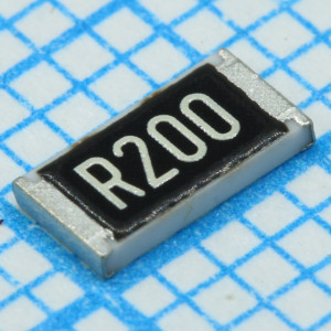 RBH-10SR200JT, Толстопленочный ЧИП-резистор 2010 0.2Ом ±5% 0.75Вт ±1000ppm/°C лента на катушке