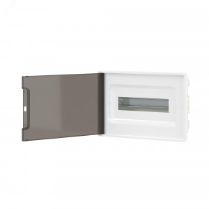 Щиток 12 мод встраиваемый FRAME ЩРв-П-12, белый, с тонированной дверцей, с 2  шинами PEN на 6 и 8 отв. F12B1WD DKC F12B1WD