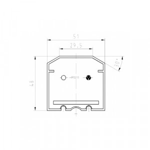 Боковая крышка 9761 U/8, Крышка боковая, для клемм 9760 U / 6..., цвет: серый