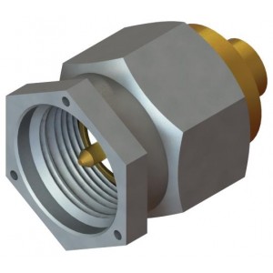 M39012/79B3002, РЧ соединители стандарта Mil SMA M Conn Lockwire Holes, for .141 Cbl
