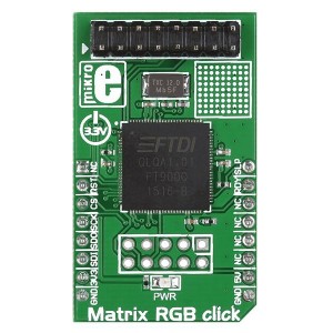 MIKROE-2239, Дочерние и отладочные платы Matrix RGB click