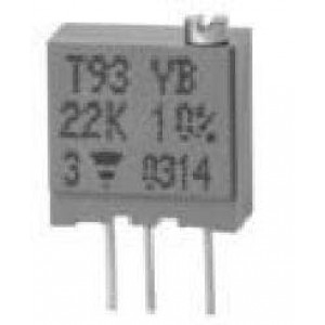 T93YB500KT20, Подстроечные резисторы - сквозное отверстие 3/8