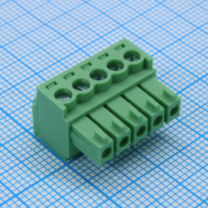 15EGTK-3.5-05P-14-00, Разъемный клеммный блок, 5 контактов. Серия 15EGTK-3.5