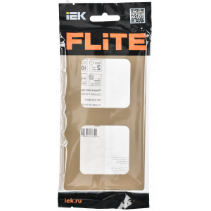 FLITE CLASSIC Рамка 2-местная РУ-2-К-ФлХ хаки IEK FI-M22-32-20-K59