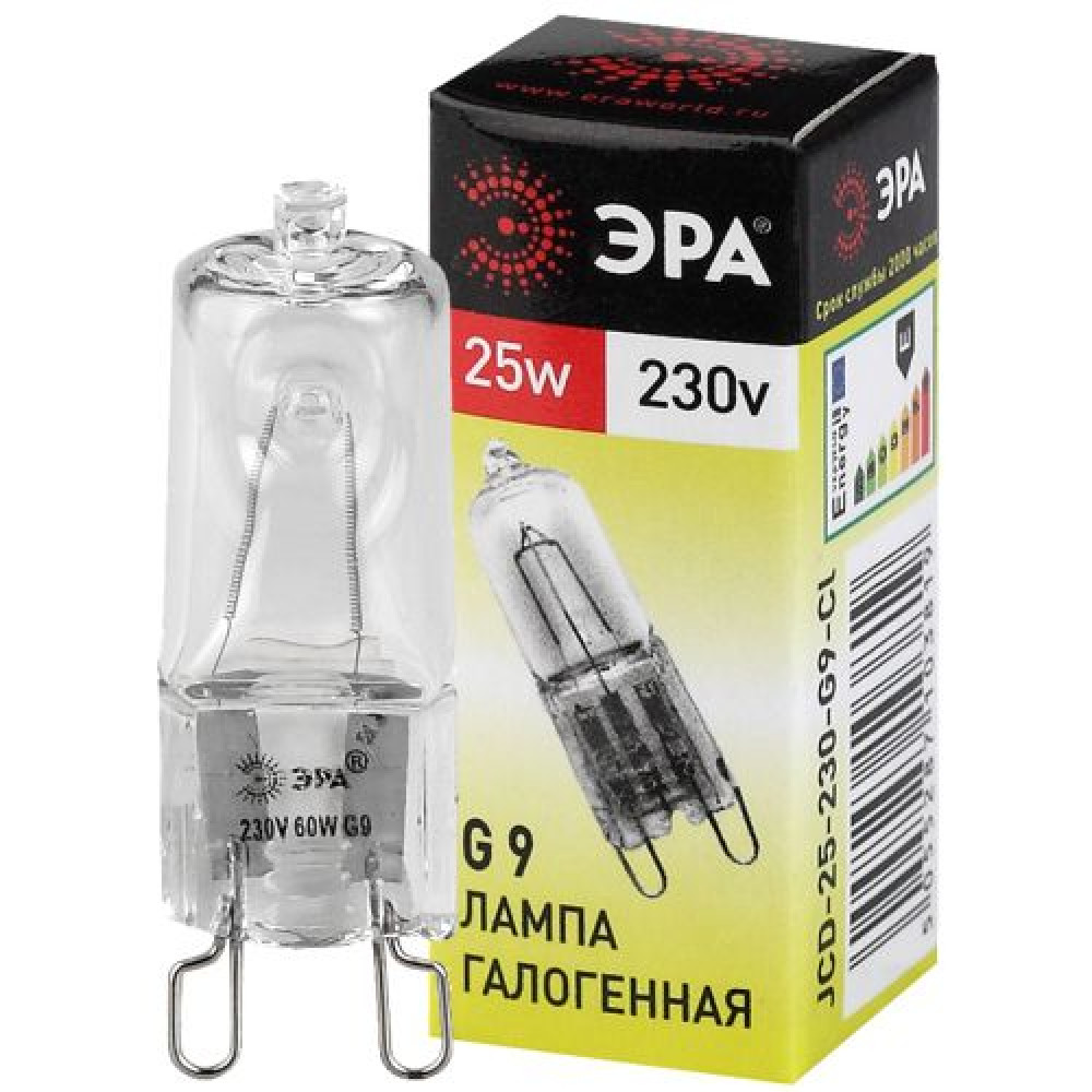 Изображение товара Галогенная лампа G9-JCD-25-230V-Cl 25Вт капсула G9 230В высокая светоотдача Изображение товара Галогенная лампа G9-JCD-25-230V-Cl 25Вт капсула G9 230В высокая светоотдача