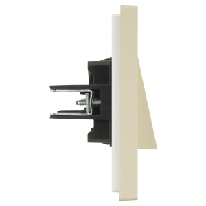 FORTE&PIANO Вывод кабеля FP442 ваниль IEK FP-VK10-0-K10