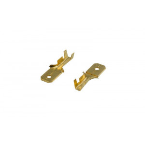 Клемма плоская (штекер-6.3мм) 1-1.5кв.мм (DJ617-6.3B) 08-0913