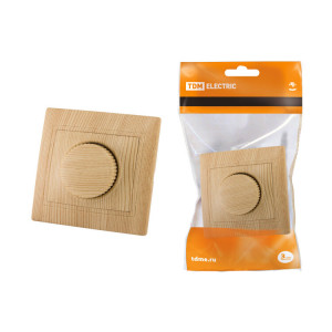 Светорегулятор поворотный RL 600 Вт "ЭКО" (сосна) "Таймыр" SQ1814-0224