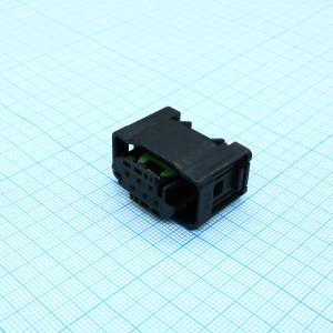 1-967616-1, Корпус разъема 6 контакт(ов) 3.5 мм обжим кабеля автомобильного применения пакет