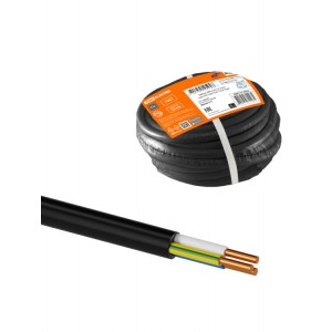 Кабель ВВГнг(А)-LS 3х2,5 ок(N, PE)-0,66 ГОСТ (5м) SQ0117-0432
