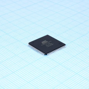 ATMEGA165A-AU, Микроконтроллер Microchip 8-бит 16КБ Флэш-память 64TQFP