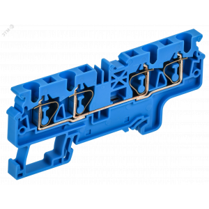 ARMAFIX Клемма пружинная CX4-4 BU 4мм2 четырехконтактная синяя IEK AF-CT40-00-4-K07-004