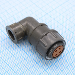 2РМДТ18КУЭ4Г5В1В, Соединитель  цилиндрический низкочастотный негерметичный