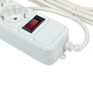 Удлинитель с сетевым фильтром 6х3м с заземл. 16А IP20 Блокбастер XL 3.2кВт ПВС 3х1 с выкл. PROxima UFA16-310-6-03