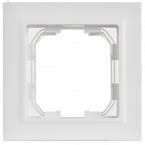 BRITE Рамка 1-местная IP44 РУ-1-БрАБ-44 арктический белый IEK BR-M12-44-K91