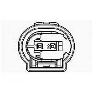2-967644-1, Автомобильные разъемы MQS REC HSG SWS 2POS GREY
